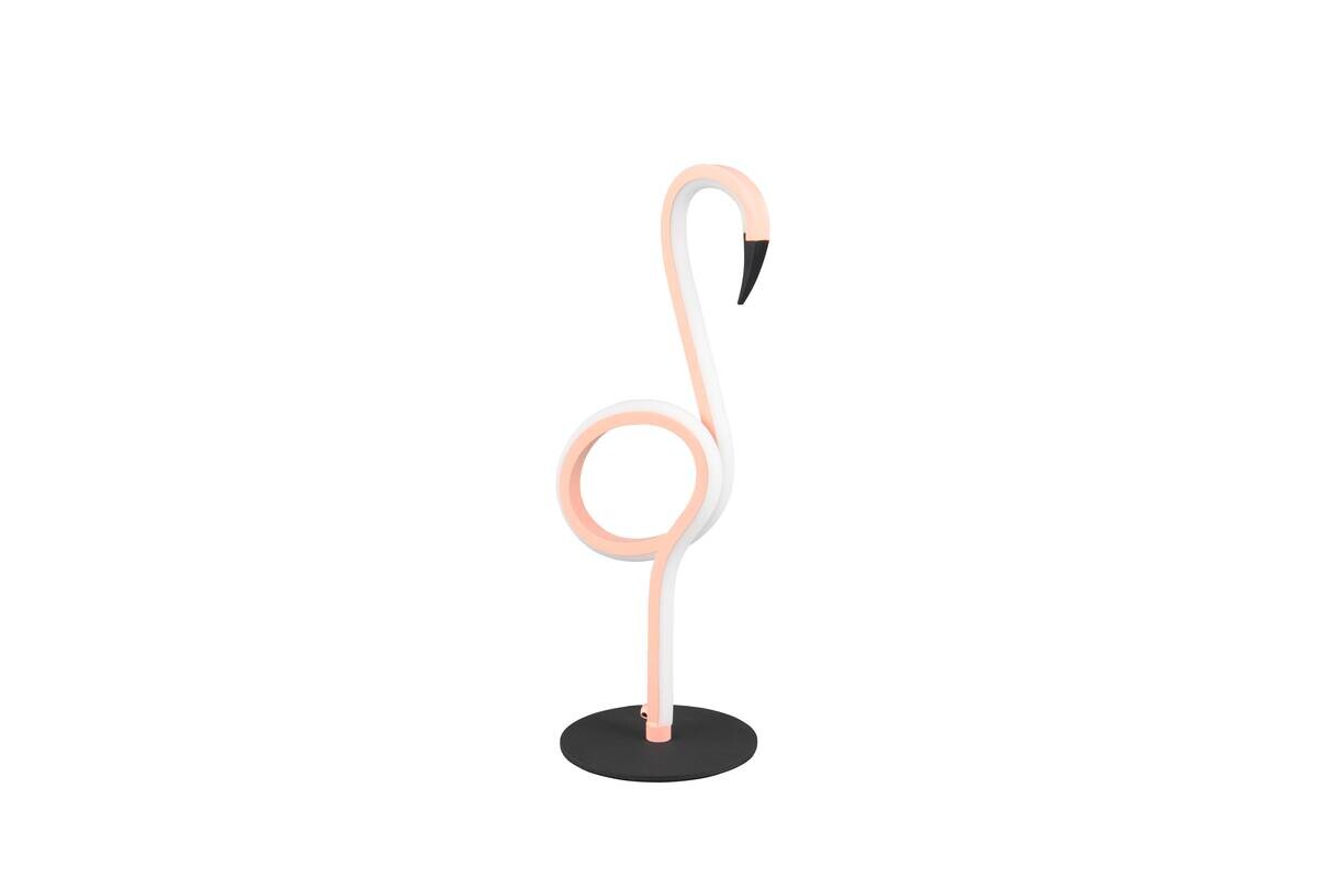 Reality LED-Tischleuchte Ingo pink Metall B/L: ca. 35x14,5 cm