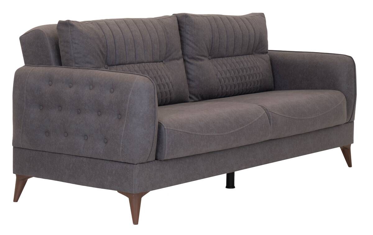 Sofa 3-2-1 Mislina blaugrau Microfaser