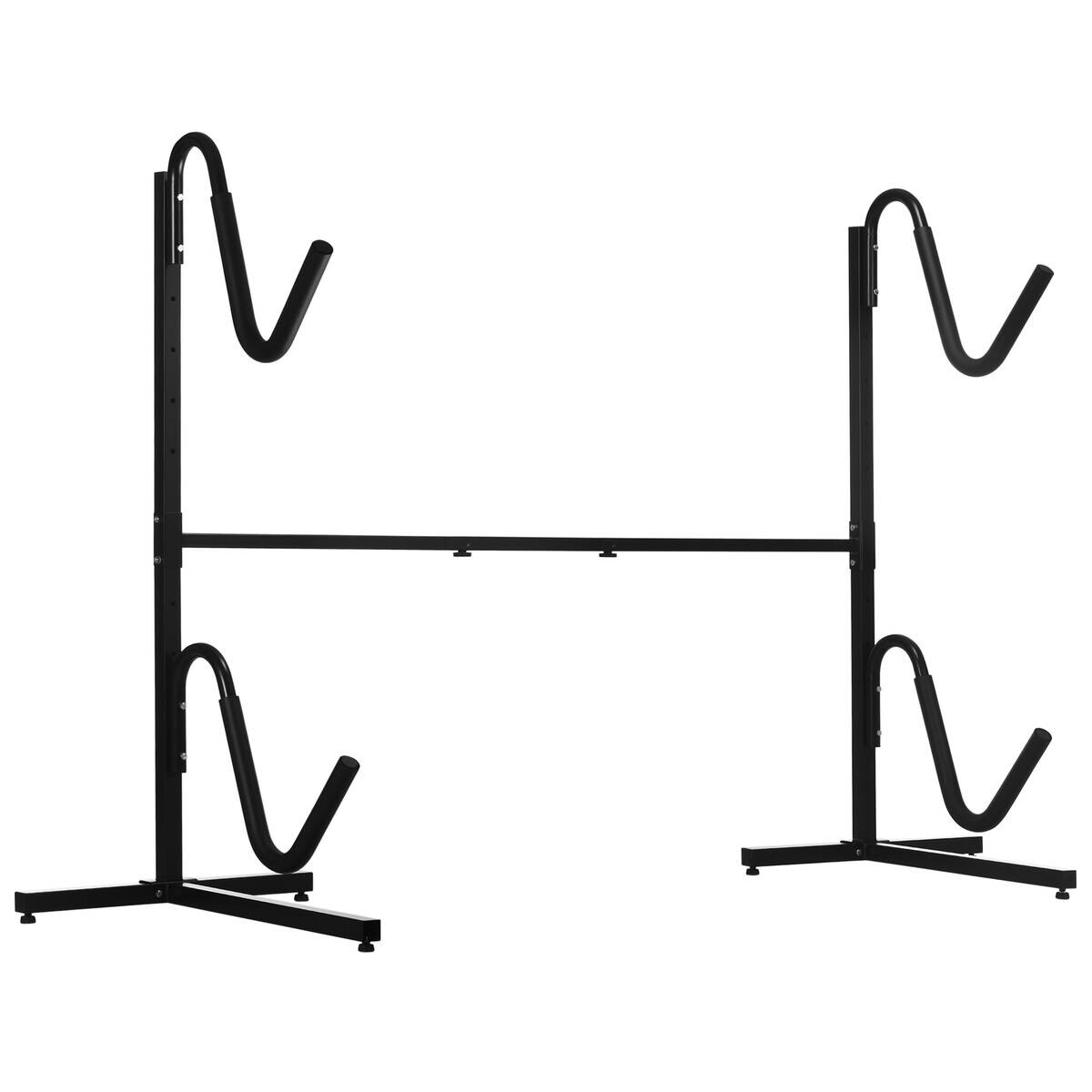 SPORTNOW Outdoor-Aktivitäten schwarz Edelstahl B/H/L: ca. 72,5x240x157 cm