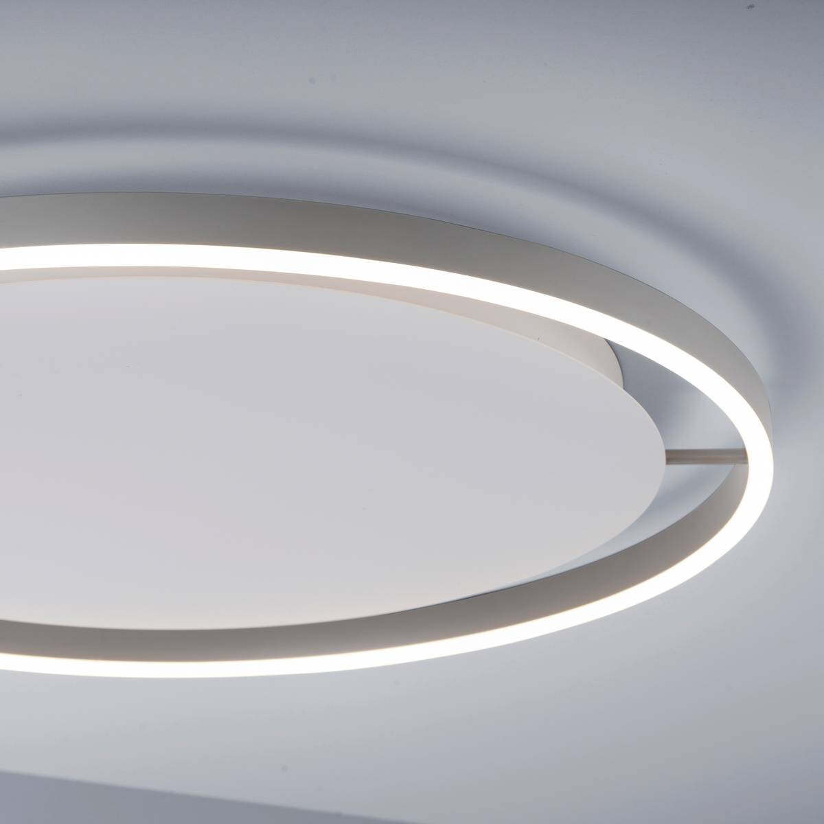 Just Light LED-Deckenleuchte RITUS 15392-95 weiß Alu Metall H/D: ca. 5,3x58,5 cm 1 Brennstellen