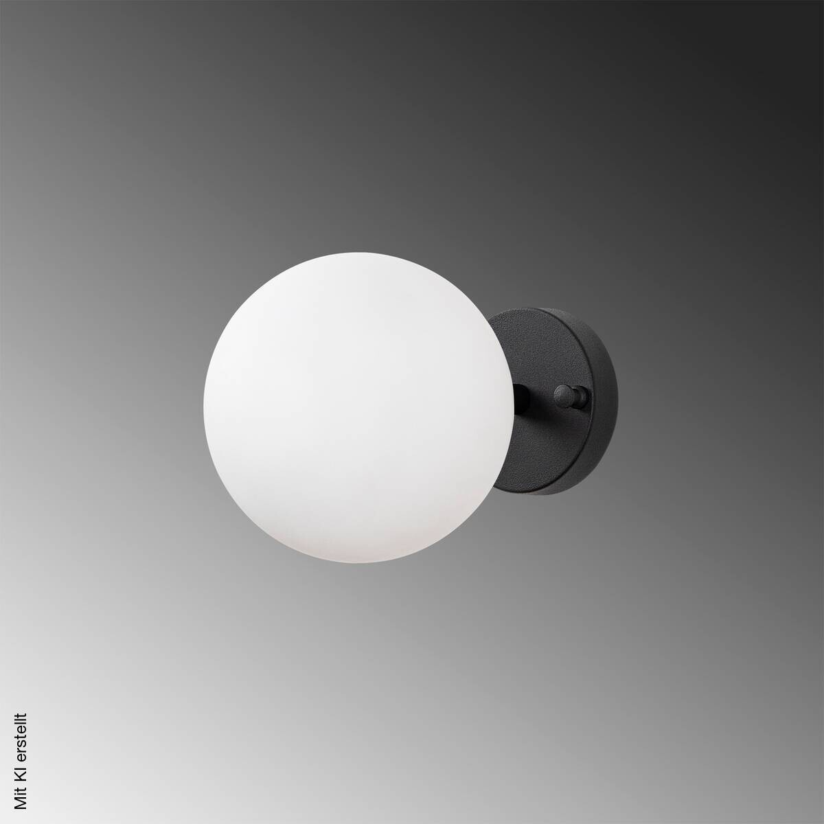 Opviq Wandleuchte schwarz creme Glas Metall B/H/L: ca. 15x24x15 cm E14 1 Brennstellen