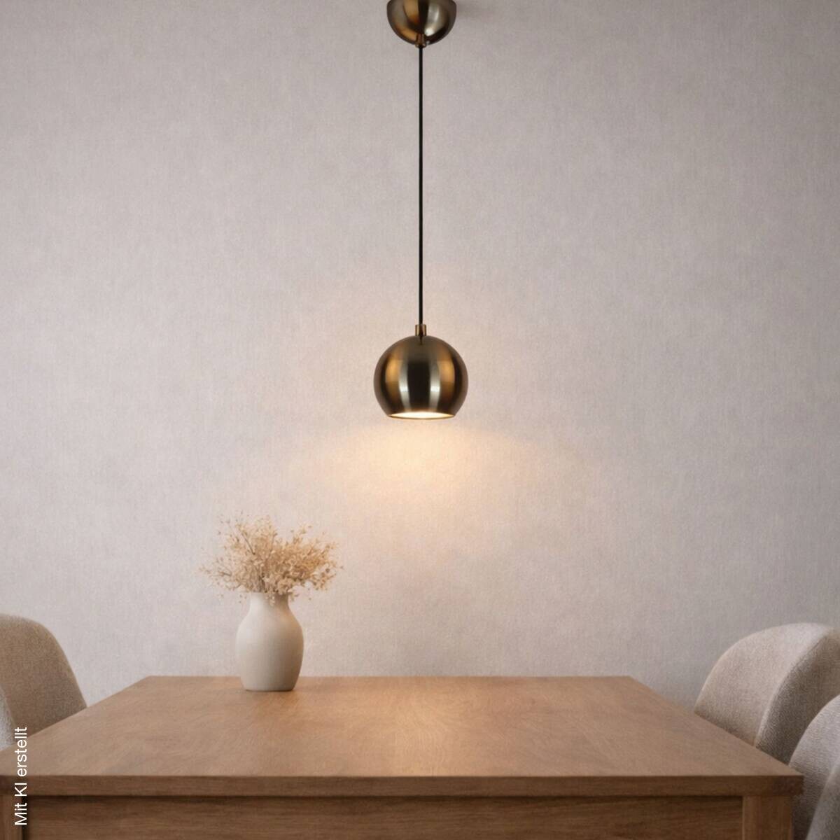 Opviq Pendelleuchte bronze B/H/T: ca. 15x111x15 cm E27 1 Brennstellen