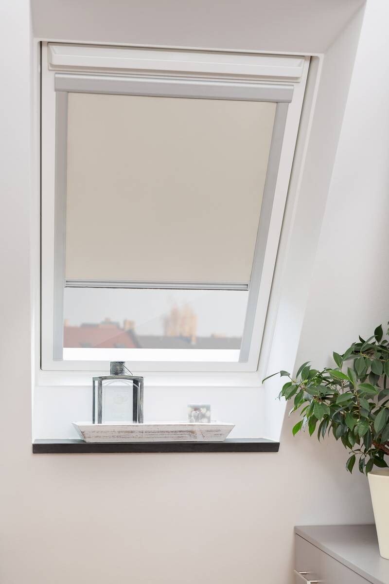 LICHTBLICK Dachfensterrollo Skylight VD creme B/L: ca. 97,3x94 cm