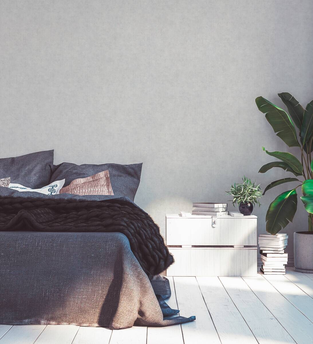 A.S.Creation Vliestapete grau B/H/D: ca. 53x1005x8,4 cm