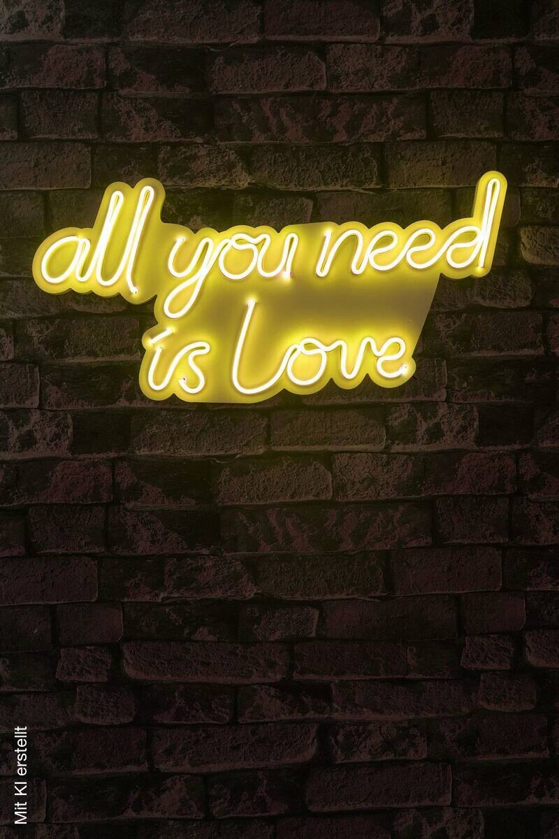 Opviq LED-Wandleuchte gelb PVC B/H/T/L: ca. 60x32x2x60 cm