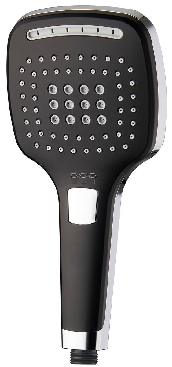 POCOline Handbrause-Set Square schwarz