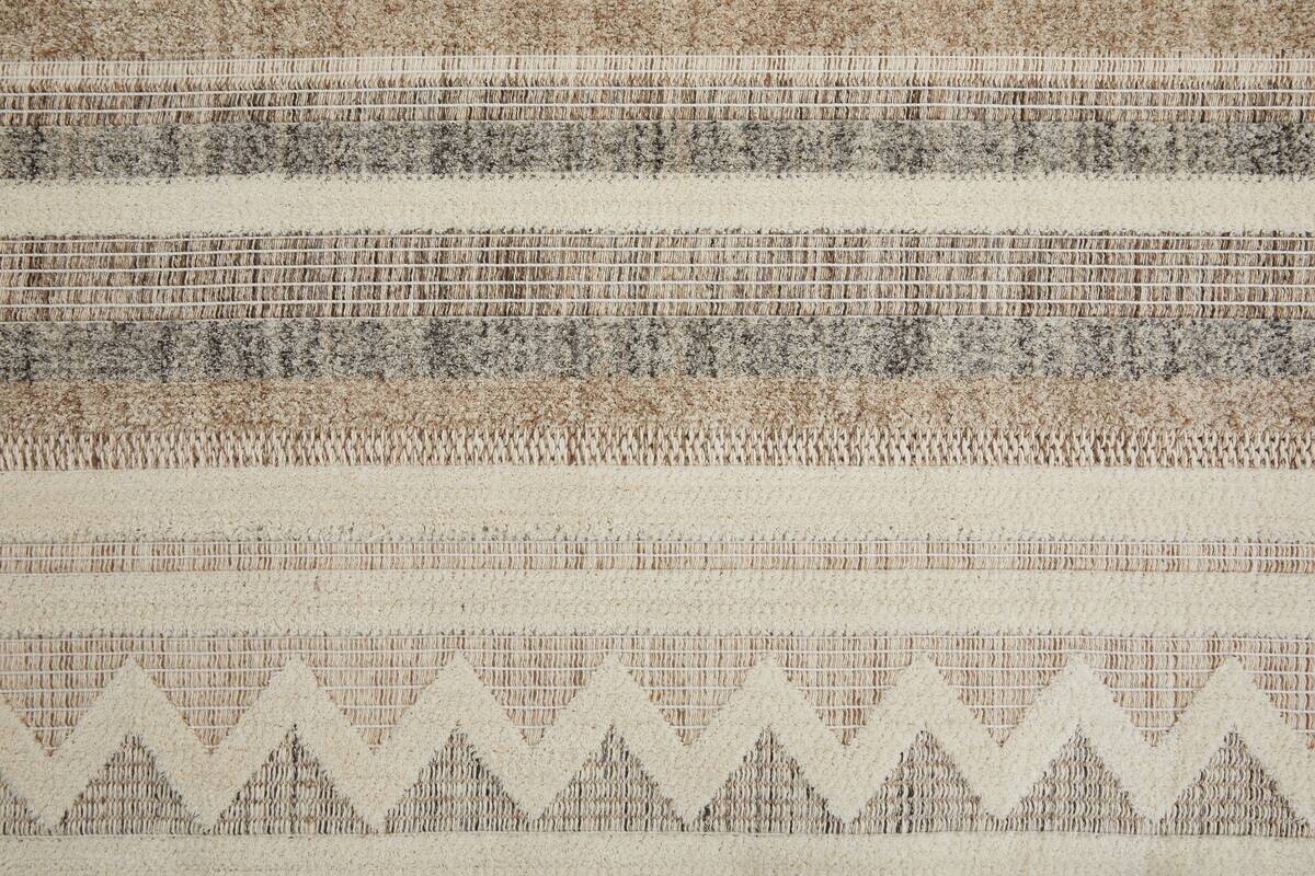 Webteppich Crosby Cremegrau B/L: ca. 160x230 cm