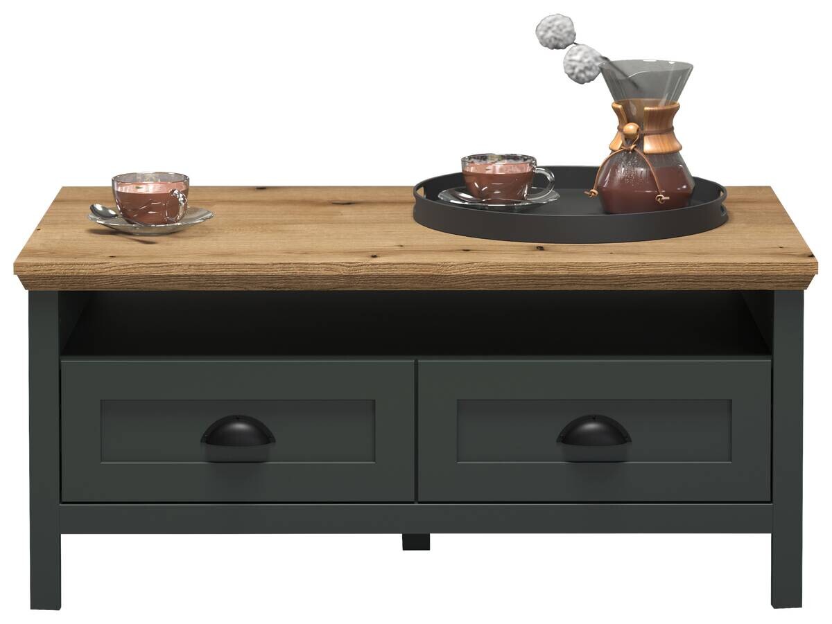 Couchtisch Stanton tannengrün Eiche Evoke Coast Nachbildung B/H/T: ca. 101x45x60 cm