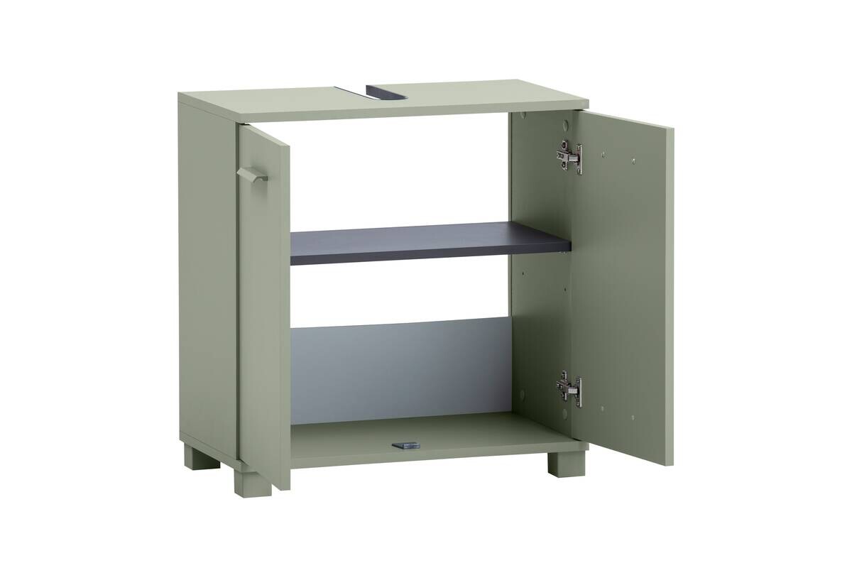 Waschbeckenunterschrank Mono Pistazie B/H/T: ca. 59,8x62,4x32,6 cm