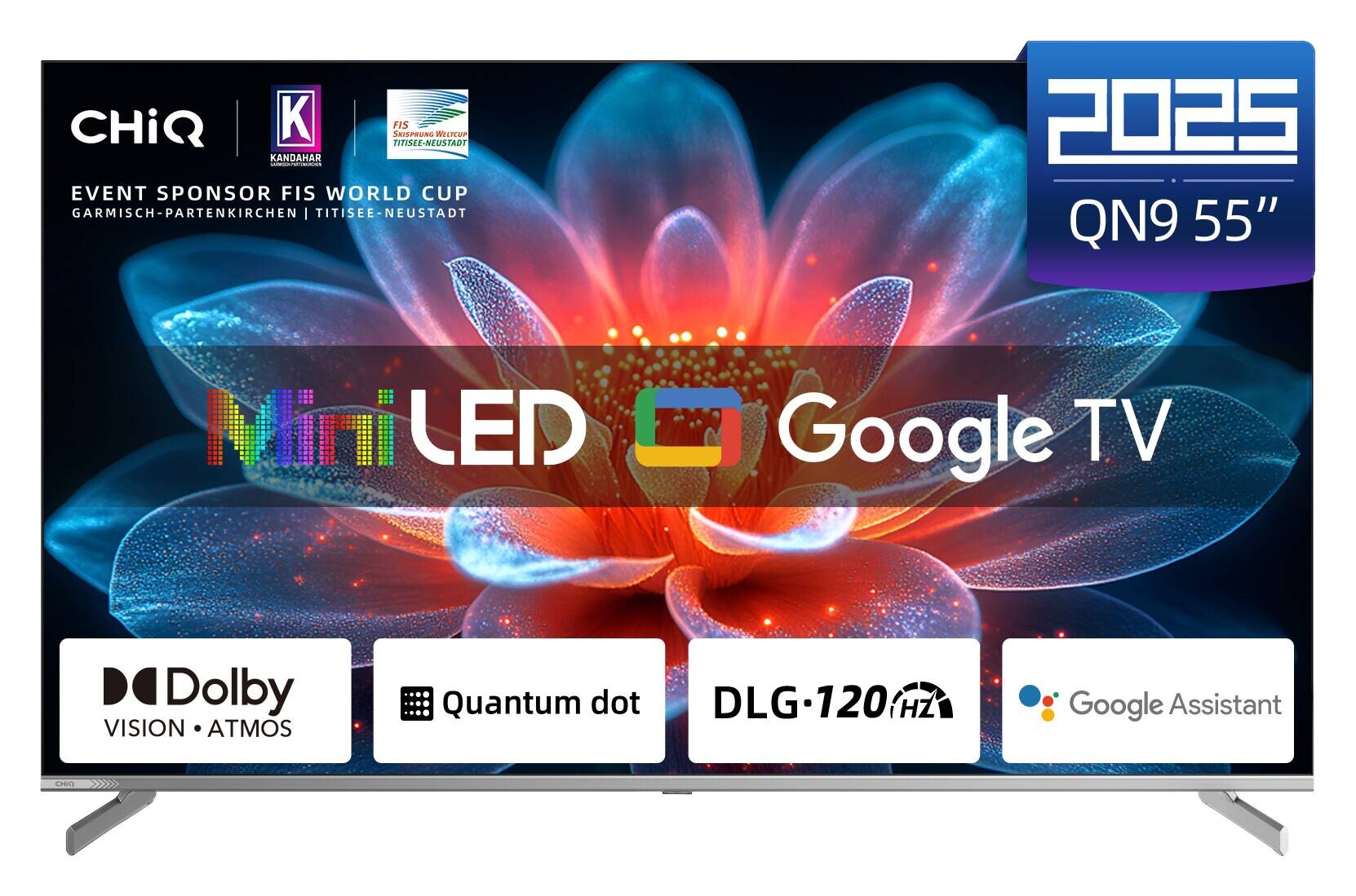 CHiQ Mini-LED-Fernseher M55QN9V B/H: ca. 123x77 cm