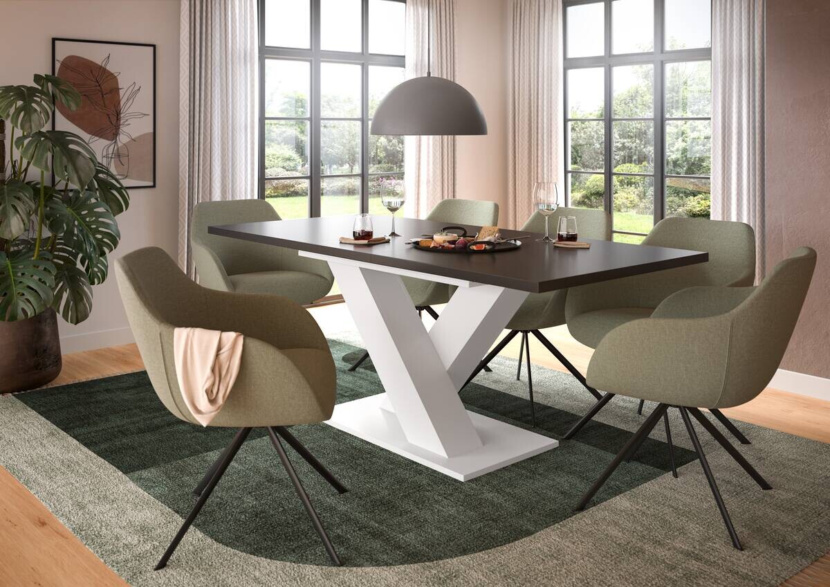 Esstisch MOTION grau B/H/T: ca. 150x76x90 cm