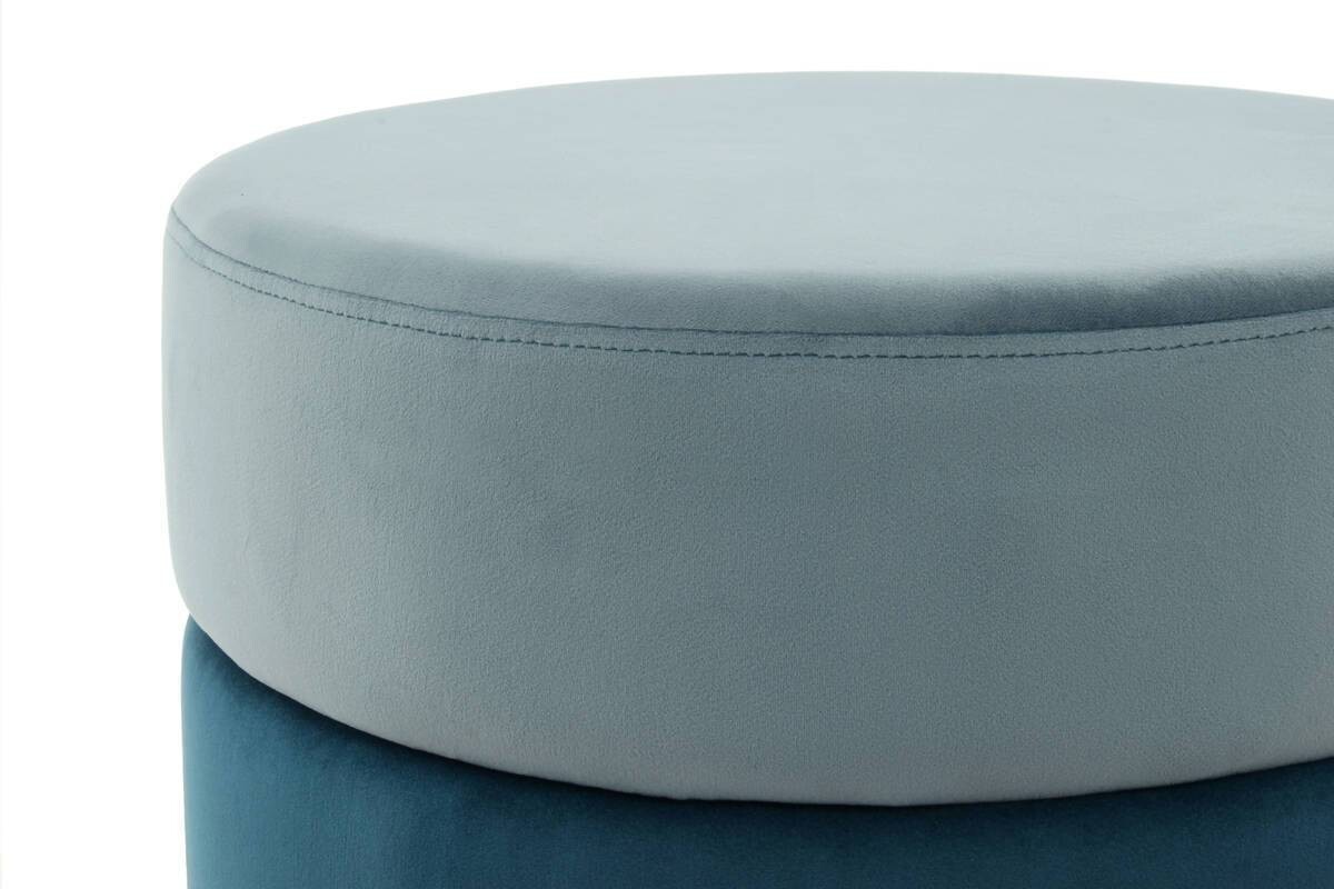 360 Living Hocker Matilda 100 blau H/D: ca. 46x48,5 cm