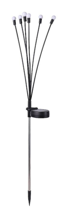 Solarleuchte schwarz Kunststoff H: ca. 70 cm