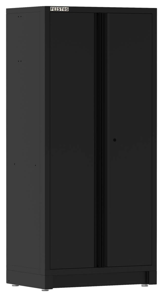 Hochschrank EOS Blackline schwarz B/H/L: ca. 92x200x61 cm