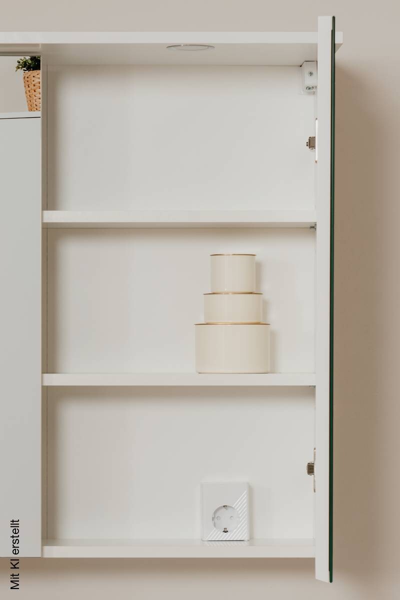 Spiegelschrank Capetown weiß B/H/T: ca. 79x71x28 cm