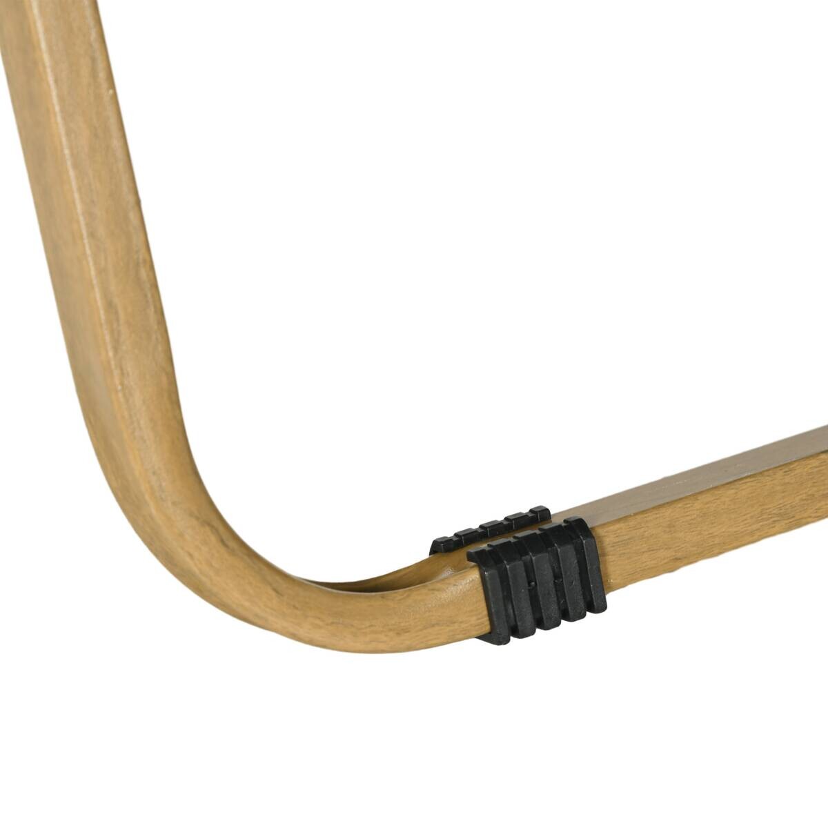 Outsunny Campinstuhl 2er Set dunkelgrau Stoff B/H/L: ca. 59x78x54 cm