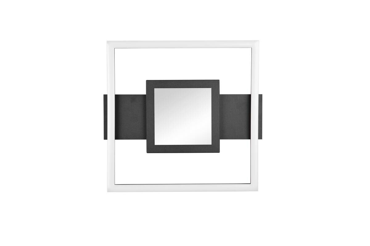 Reality LED-Deckenleuchte Wheeler mattschwarz Metall B/H/D: ca. 35x5x33 cm
