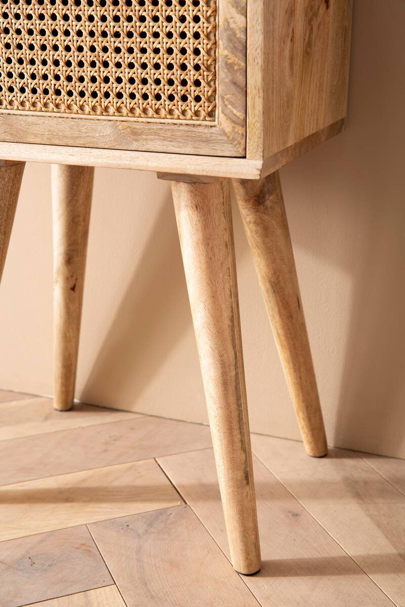 Nachtkonsole natur B/H/T: ca. 40x60x30 cm