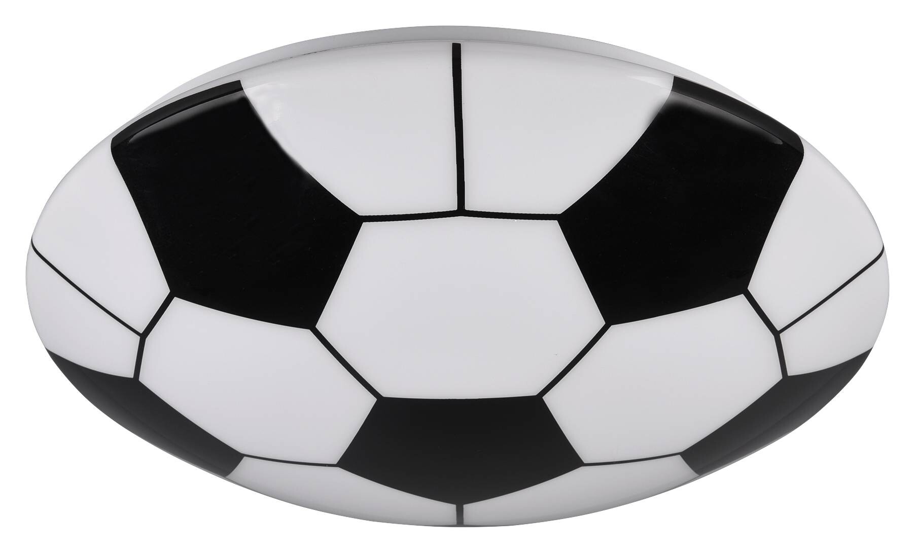 Reality LED-Deckenleuchte R62941101 schwarz weiß Kunststoff D: ca. 36 cm 1 Brennstellen