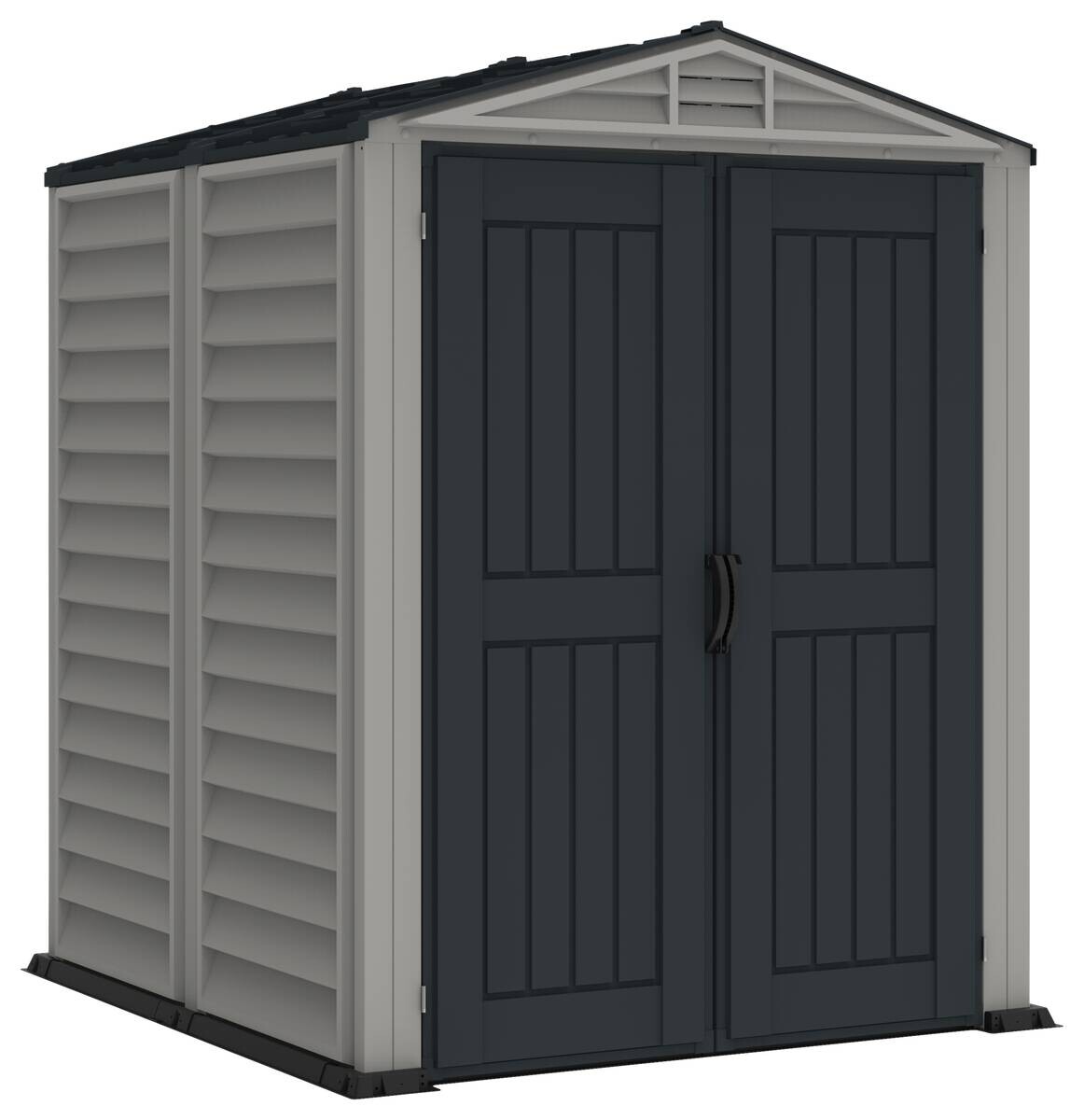 VCM Gerätehaus grau B/H/L: ca. 171x210x171 cm