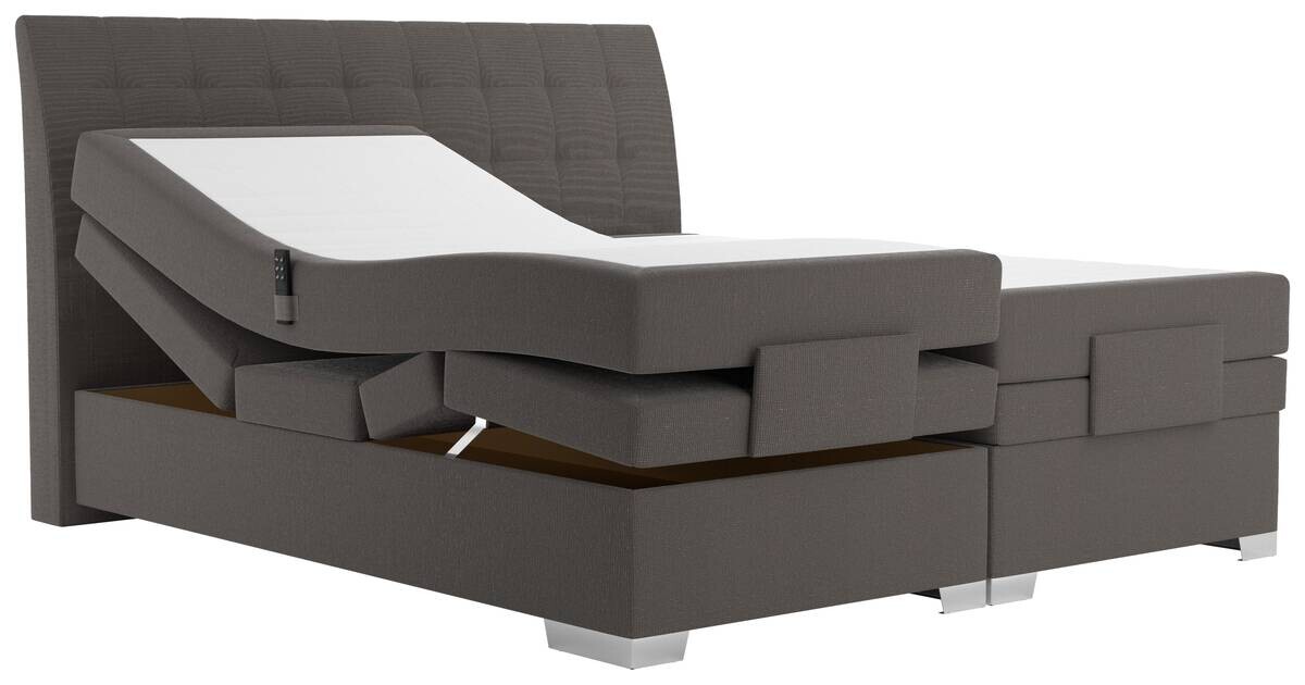 Boxspringbett Astrid braun Liegefläche B/L: ca. 180x200 cm