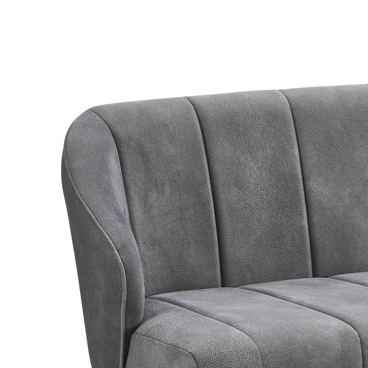 Eckbank Sven grau B/H/T: ca. 187x81,5x155 cm