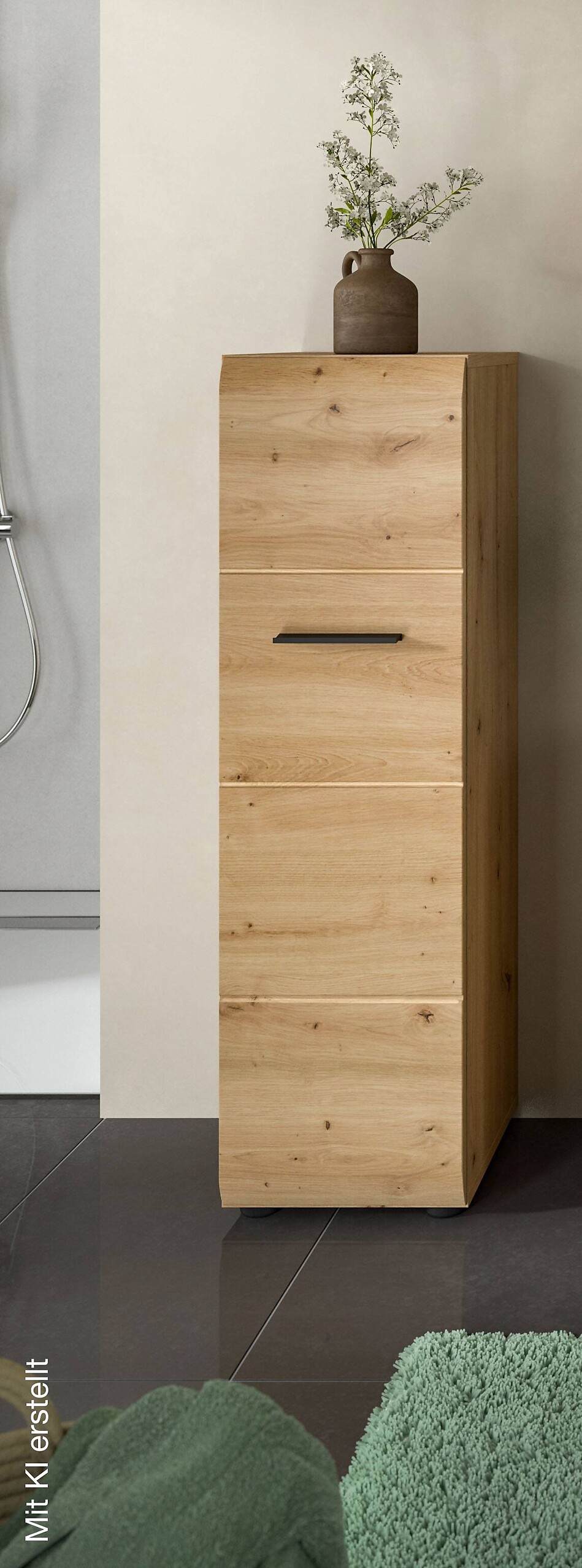 Stauraumelement Ice Artisan Oak Nachbildung B/H/T: ca. 30x106x30 cm