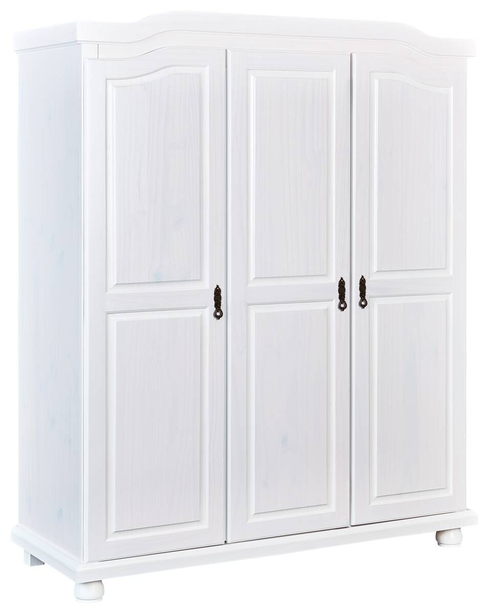 Kleiderschrank Bastian weiß B/H/T: ca. 150x180x56 cm