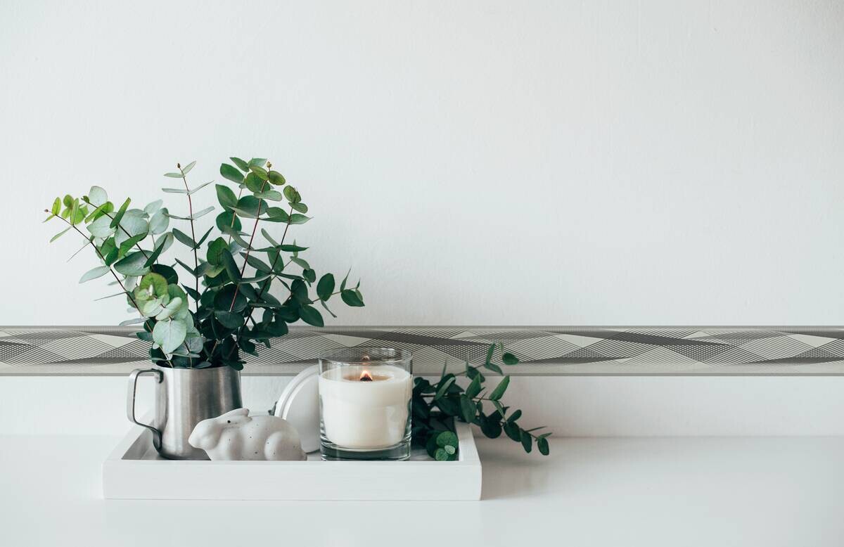 A.S.Creation Bordüre schwarz weiß B/H/D: ca. 5x500x6,5 cm