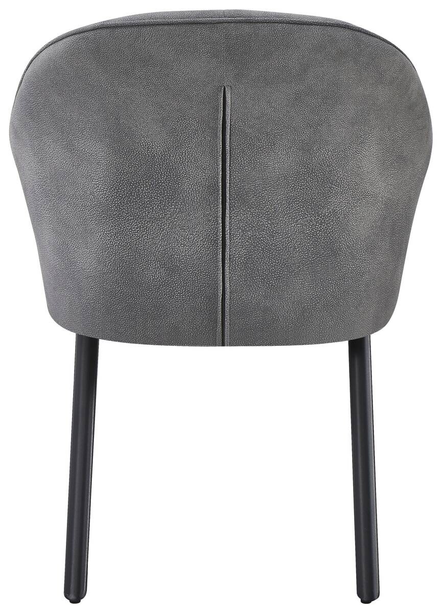 Stuhl Sven grau Microfaser B/H/T: ca. 56,5x80x60 cm
