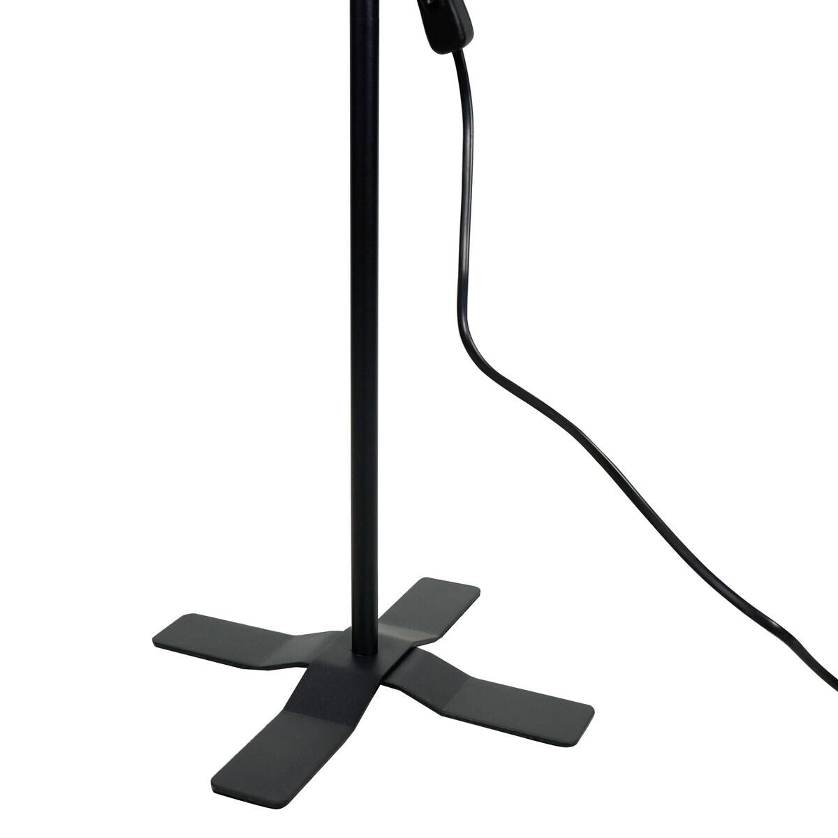 POCOline Stehlampe Zero schwarz Kunststoff Metall H/D: ca. 143x28 cm E27 1 Brennstellen