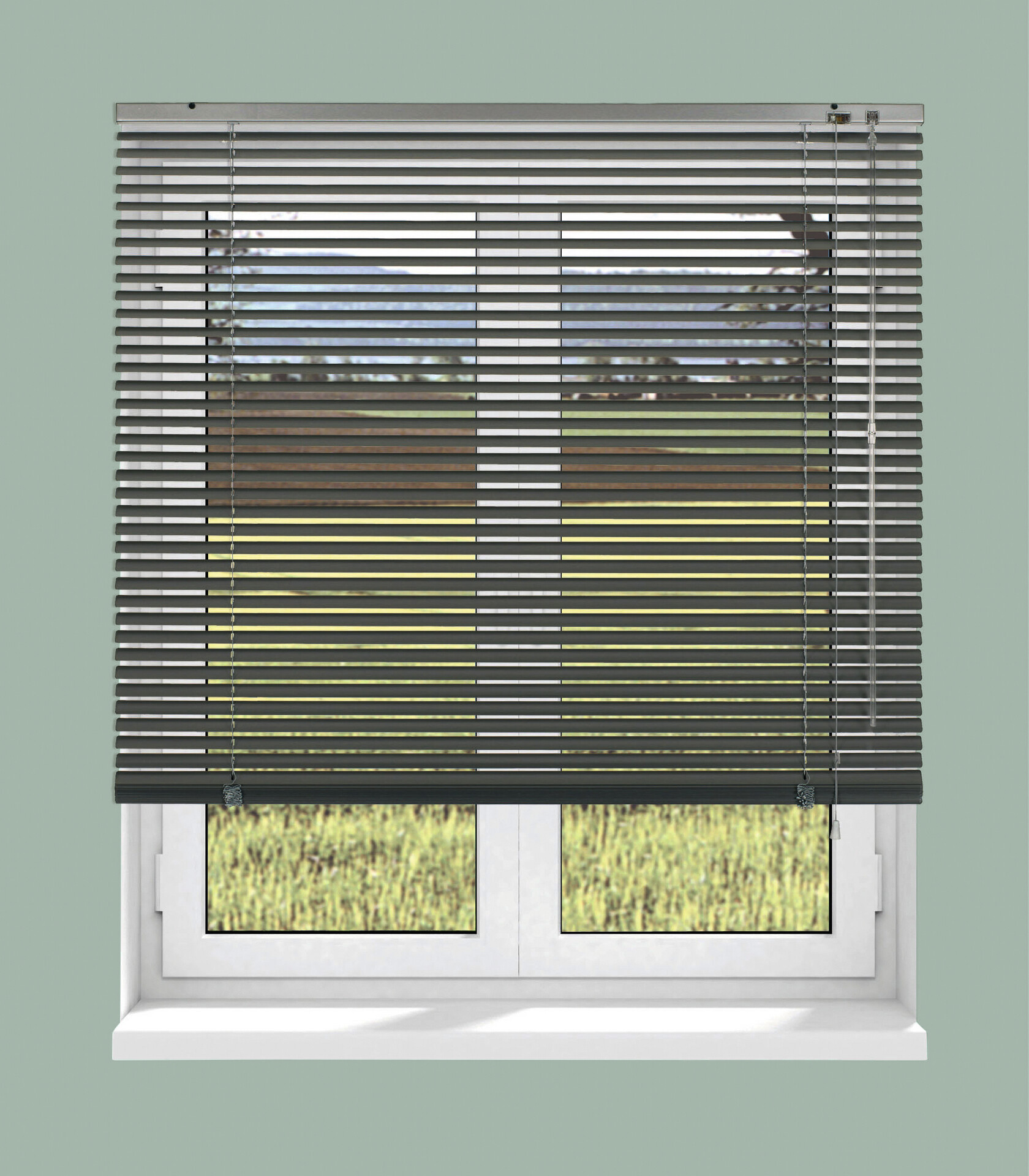 Boviva Alu-Jalousie anthrazit B/L: ca. 40x175 cm