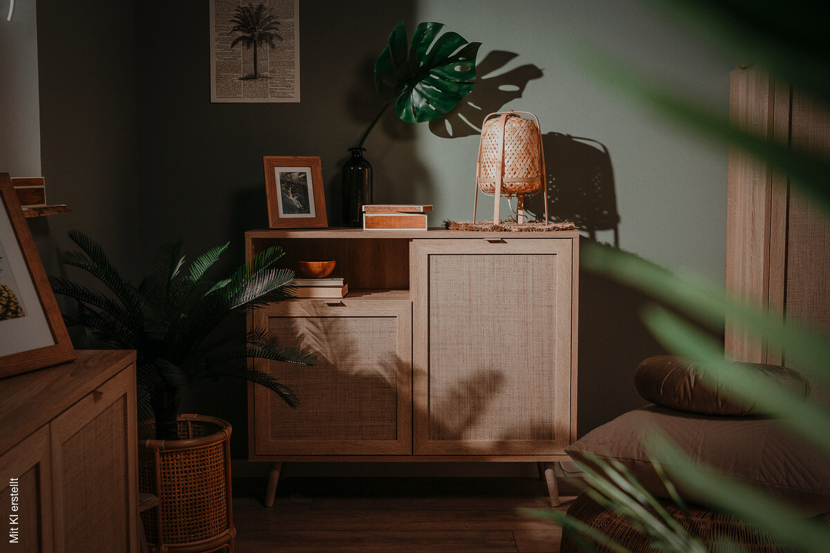 Kommode Bali Eiche Sonoma Nachbildung B/H/T: ca. 102x87x40 cm