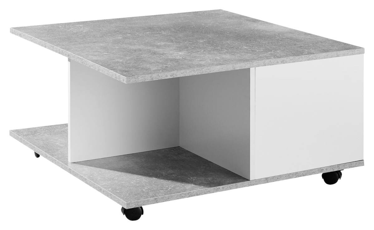 Couchtisch weiß B/H/T: ca. 70x36x70 cm