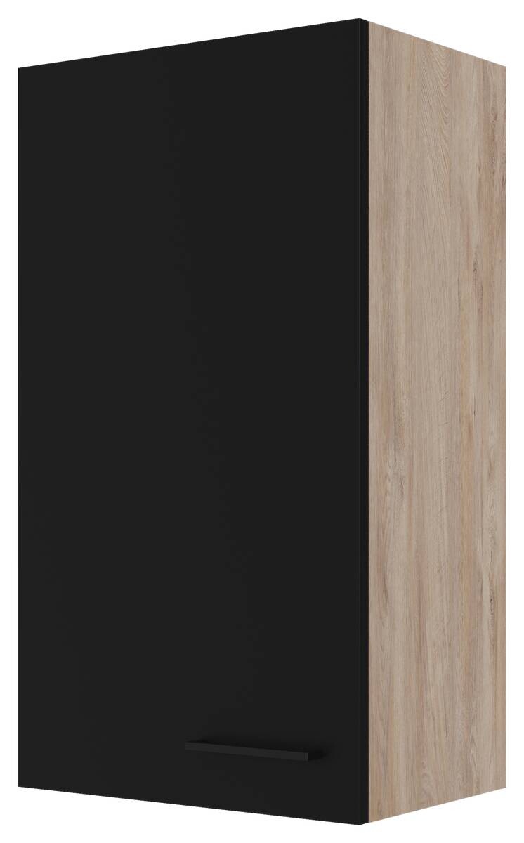 Hängeschrank Capri schwarz matt B/H/T: ca. 50x89x32 cm