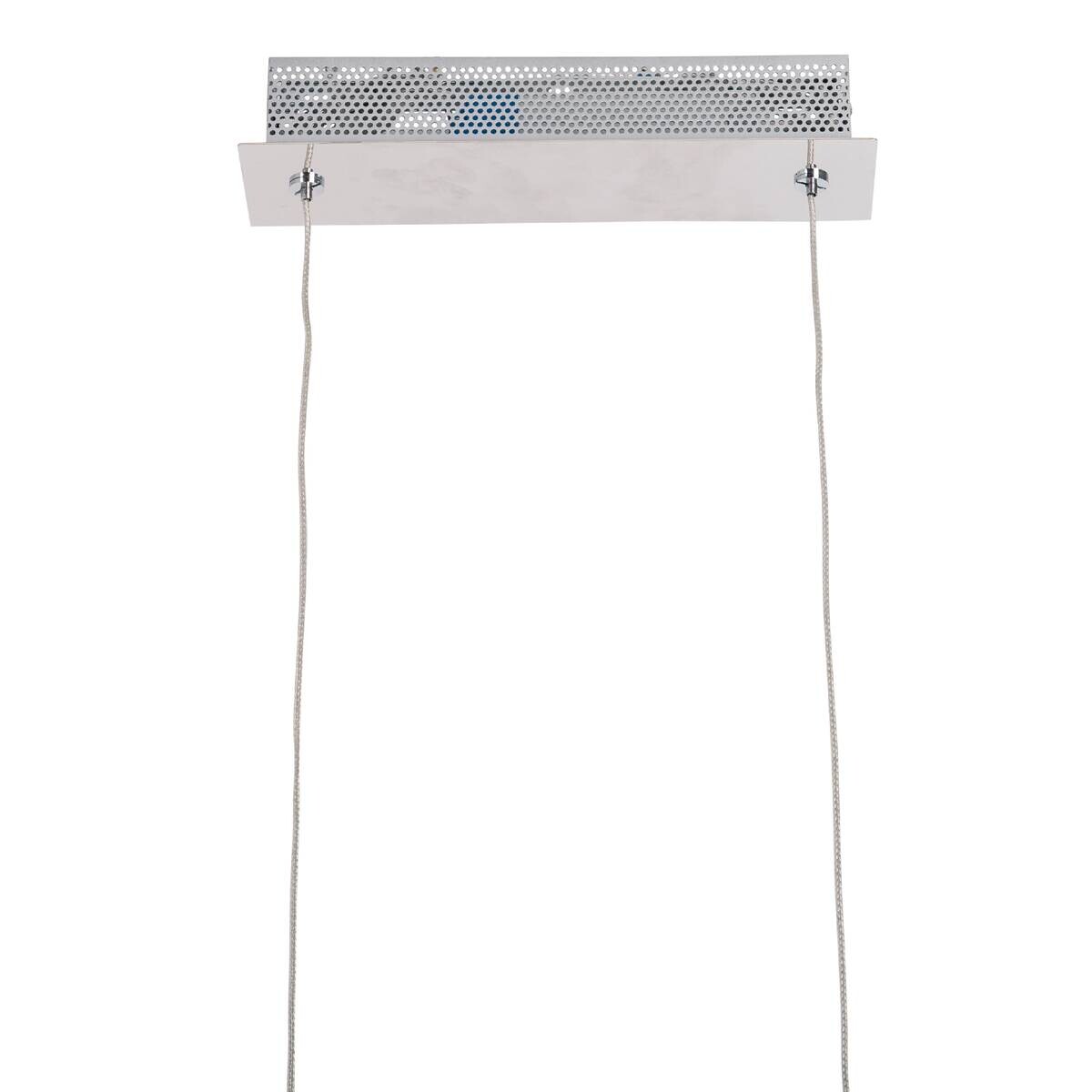 Näve Leuchten Pendelleuchte 7070342 stahlfarbig Kunststoff Metall B/H/T: ca. 16x150x100 cm null 4 Brennstellen
