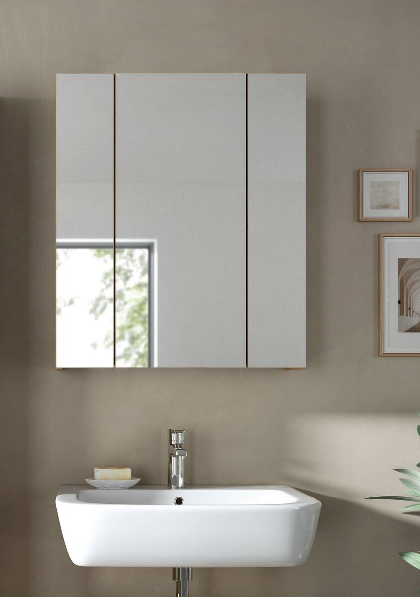 Spiegelschrank Ice Artisan Oak Nachbildung B/H/T: ca. 60x70x18 cm