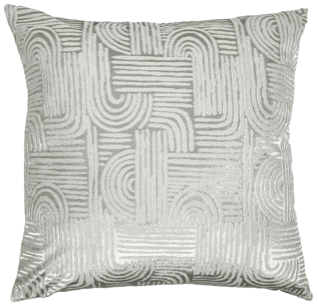 Dekokissen silber 100% Polyester B/L: ca. 45x45 cm