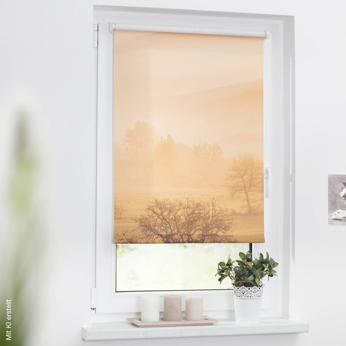 LICHTBLICK Rollo Toskana orange B/L: ca. 60x150 cm