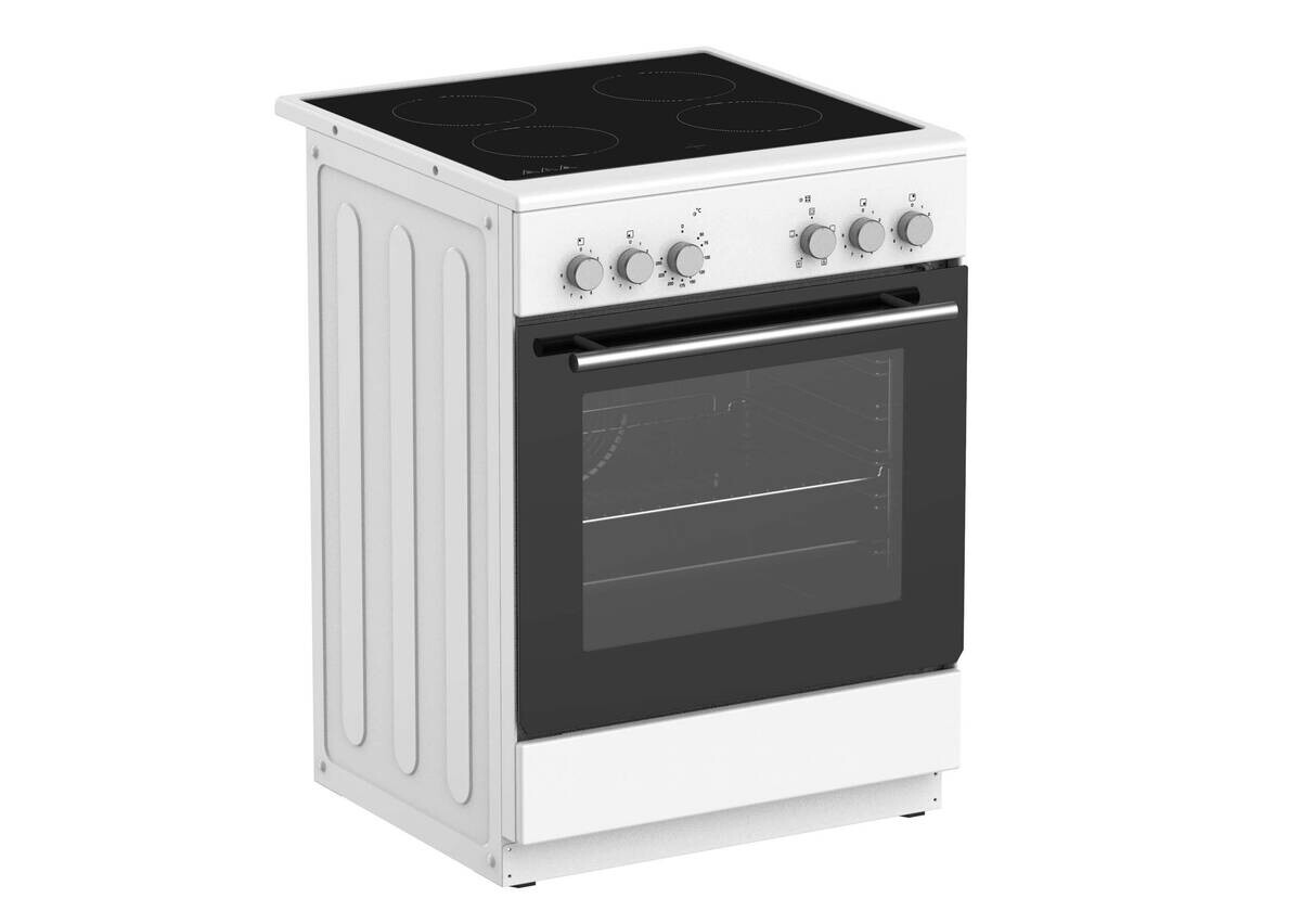 POCOline Stand-Elektroherd IK60GLKW70 weiß B/H/T: ca. 60x83x65 cm
