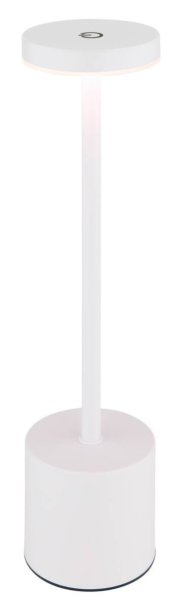 GLOBO LED-Tischleuchte Anru weiß H/D: ca. 34x8 cm
