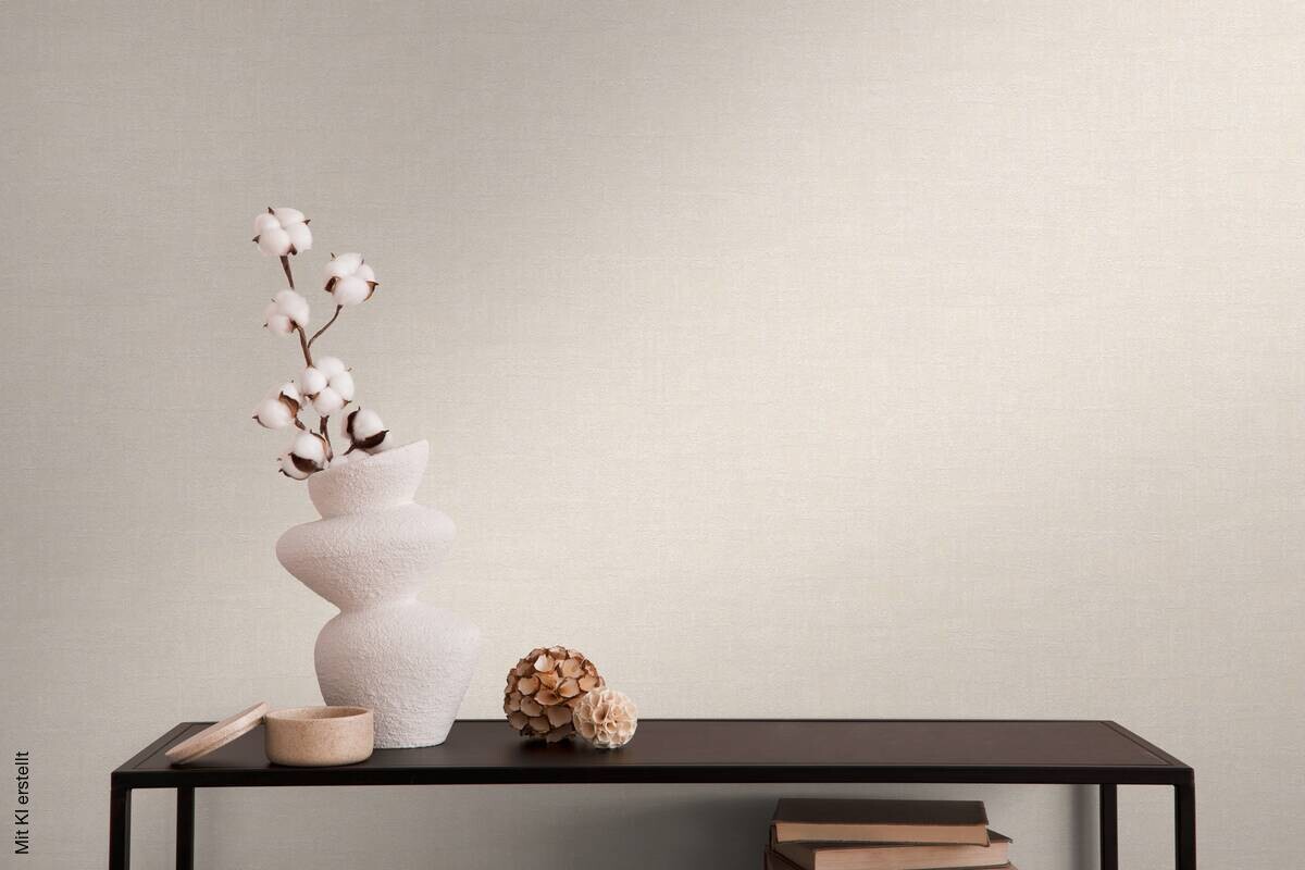 A.S.Creation Vliestapete creme beige B/H/D: ca. 53x1005x9,1 cm