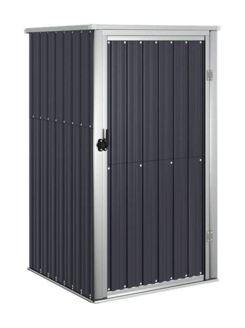 vidaXL Geräteschuppen anthrazit B/H/T: ca. 88x161x89 cm