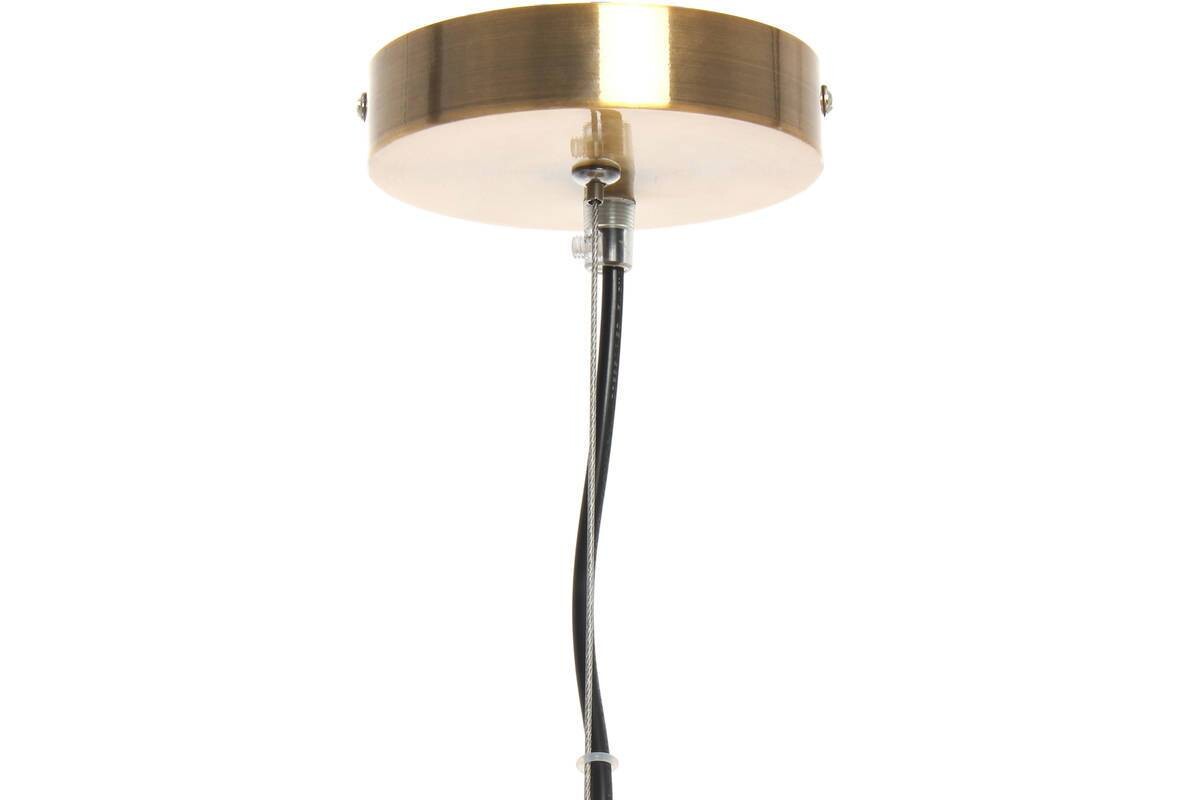 Kayoom Pendelleuchte Virgina 125 grau Glas Eisen B/H/L: ca. 23x36x23 cm E27 1 Brennstellen
