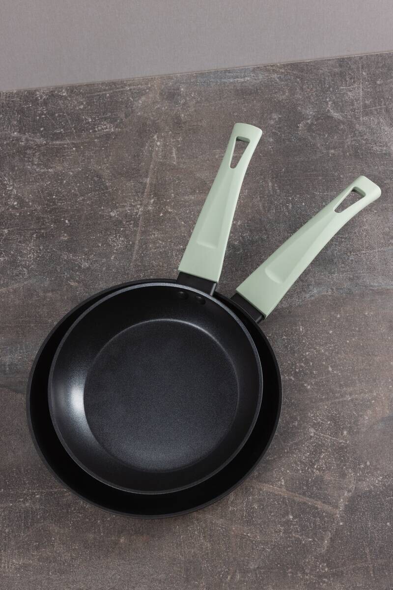 SAN IGNACIO Pfannenset CEDAR schwarz Aluminium 2 tlg.