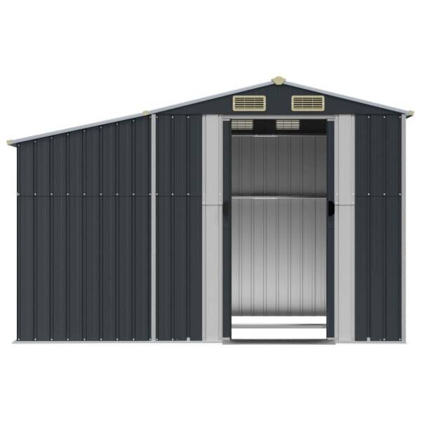 vidaXL Gartenhaus anthrazit B/H/T: ca. 277x179x192,5 cm