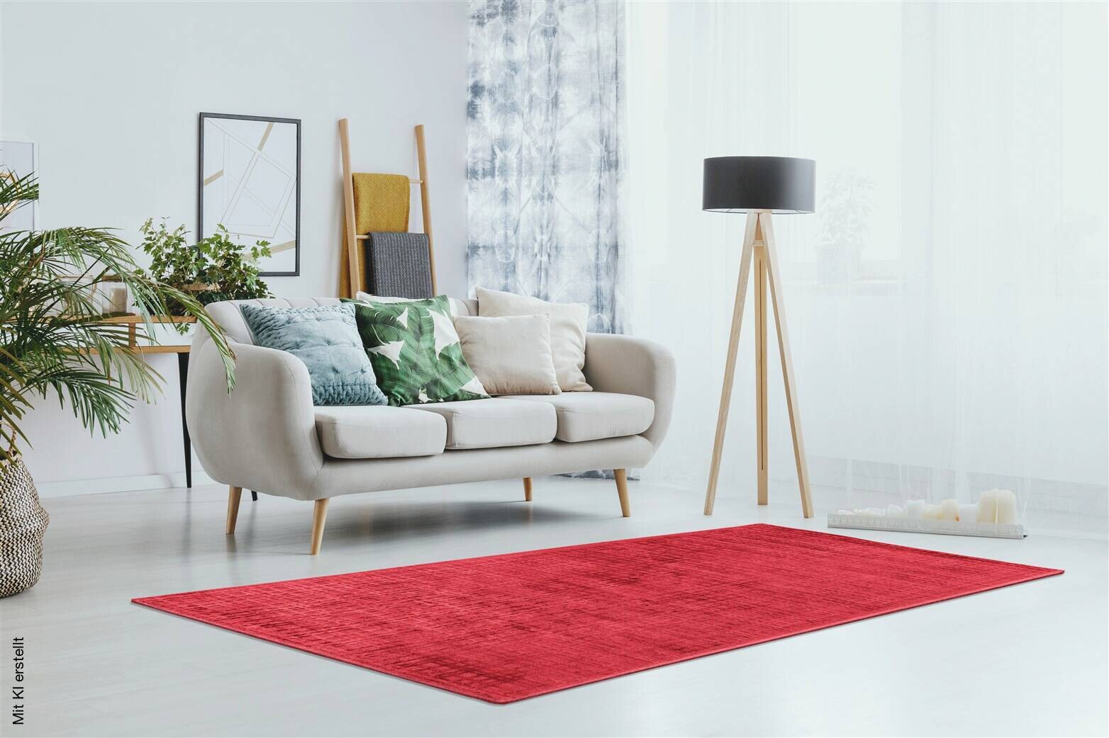 Padiro Kurzflorteppich Karma 125 kirsche B/H/L: ca. 120x0,8x170 cm