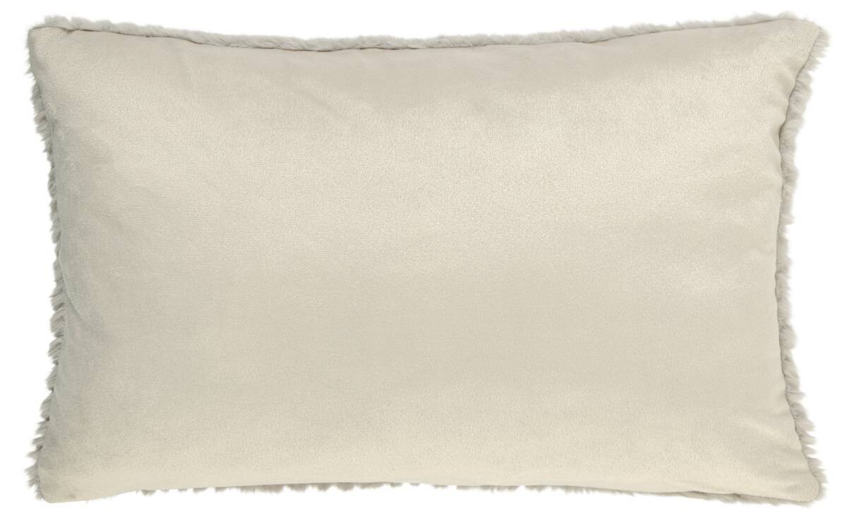 Dekokissen ecru 100% Polyester B/L: ca. 30x50 cm