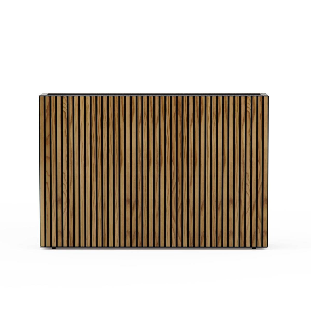 Herstera Garden Pflanzkübel Deco Planter schwarz Holz B/H/L: ca. 120x80x25 cm