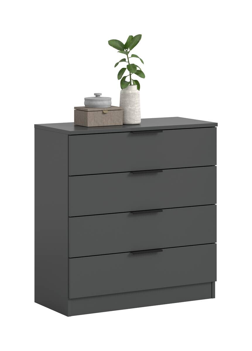 Kommode KOPENHAGEN anthrazit B/H/T: ca. 74x79x35 cm | anthrazit | 74,00/79,00/35,00 cm